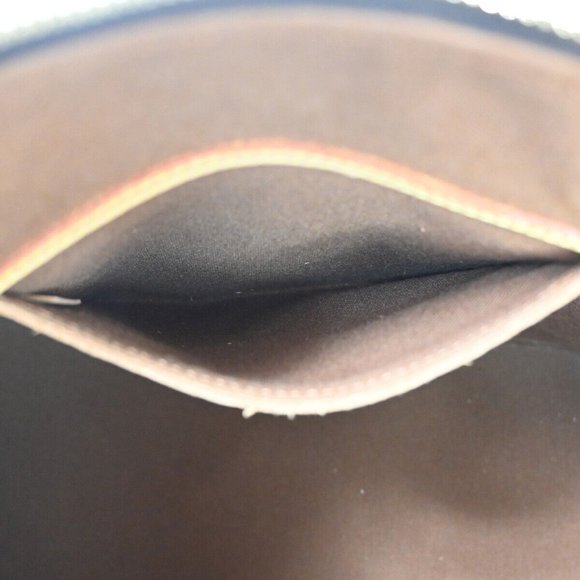 LOUIS VUITTON LV Logo Alma Hand Bag Monogram Leather Brown France - Picture 15 of 16